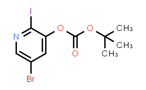 5-Bromo-2-iodopyridin-3-yl tert-butyl carbonate