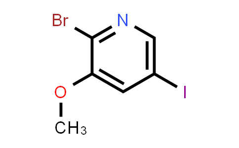 2-Bromo-5-iodo-3-methoxypyridine