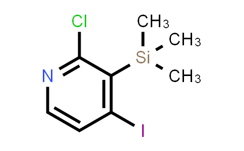 2-Chloro-4-iodo-3-(trimethylsilyl)pyridine