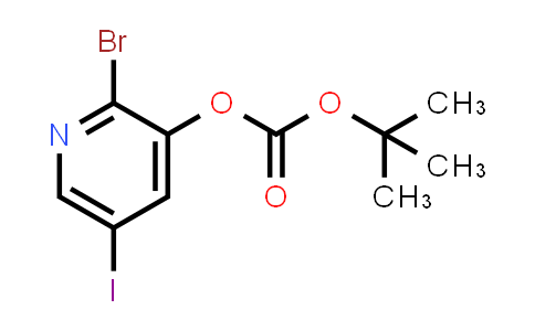 2-Bromo-5-iodopyridin-3-yl tert-butyl carbonate