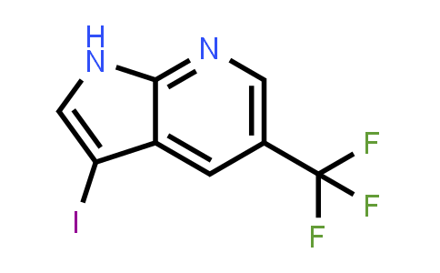 3-Iodo-5-(trifluoromethyl)-1H-pyrrolo[2,3-b]-pyridine