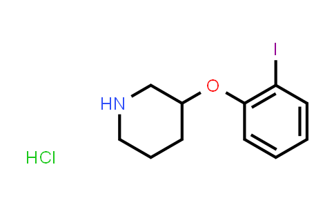 2-Iodophenyl 3-piperidinyl ether hydrochloride