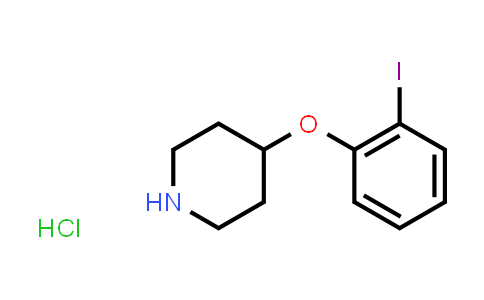 2-Iodophenyl 4-piperidinyl ether hydrochloride