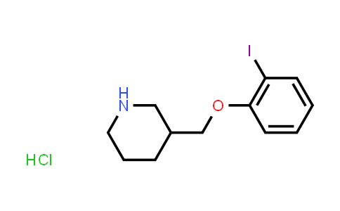 3-[(2-Iodophenoxy)methyl]piperidine hydrochloride