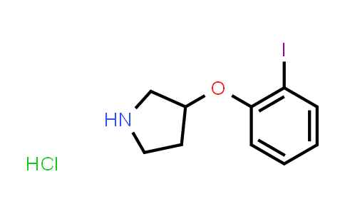 2-Iodophenyl 3-pyrrolidinyl ether hydrochloride