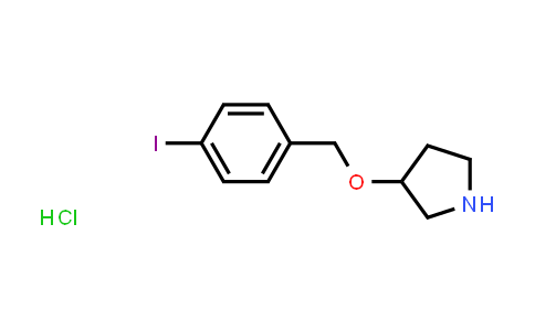 3-[(4-Iodobenzyl)oxy]pyrrolidine hydrochloride