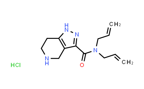 N,N-Diallyl-4,5,6,7-tetrahydro-1H-pyrazolo-[4,3-c]pyridine-3-carboxamide hydrochloride