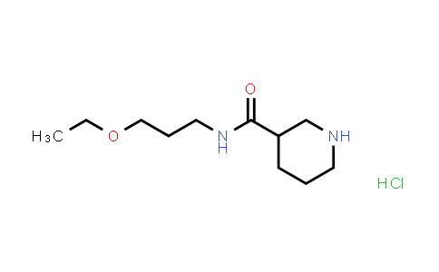 N-(3-Ethoxypropyl)-3-piperidinecarboxamidehydrochloride