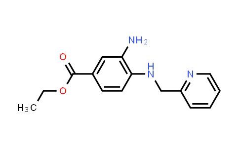 Ethyl 3-amino-4-[(2-pyridinylmethyl)amino]benzoate