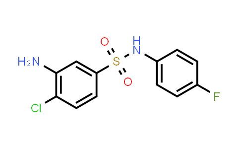 3-Amino-4-chloro-N-(4-fluorophenyl)-benzenesulfonamide