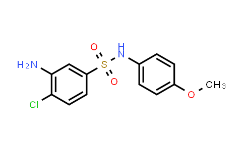 3-Amino-4-chloro-N-(4-methoxyphenyl)-benzenesulfonamide