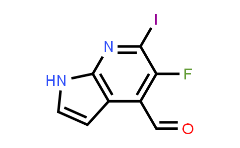 5-Fluoro-6-iodo-1H-pyrrolo[2,3-b]pyridine-4-carbaldehyde