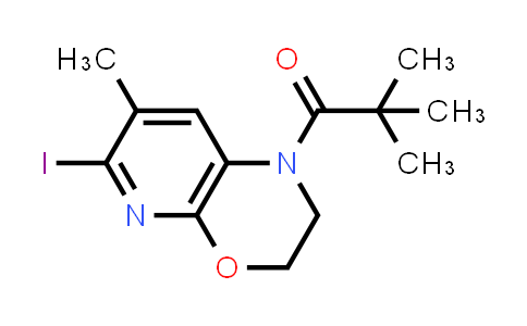 1-(6-Iodo-7-methyl-2,3-dihydro-1H-pyrido[2,3-b]-[1,4]oxazin-1-yl)-2,2-dimethylpropan-1-one