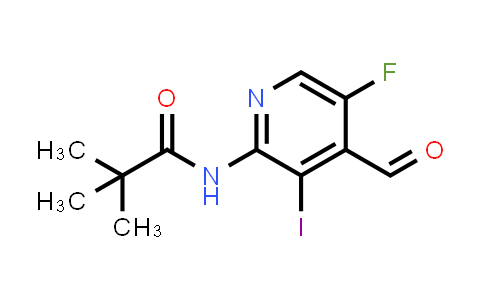 N-(5-Fluoro-4-formyl-3-iodopyridin-2-yl)pivalamide