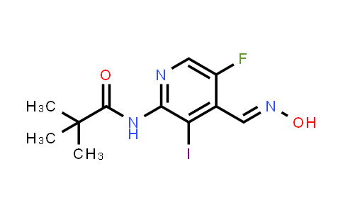 (E)-N-(5-Fluoro-4-((hydroxyimino)methyl)-3-iodopyridin-2-yl)pivalamide