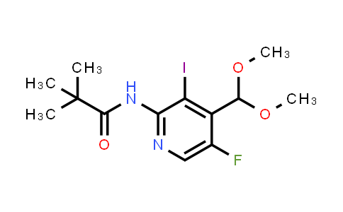 N-(4-(Dimethoxymethyl)-5-fluoro-3-iodopyridin-2-yl)pivalamide