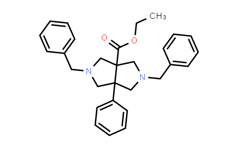 (3as,6ar)-Ethyl 2,5-dibenzyl-6a-phenyl-octahydropyrrolo[3,4-c]pyrrole-3a-carboxylate