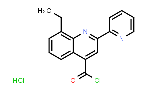 8-Ethyl-2-pyridin-2-ylquinoline-4-carbonylchloride hydrochloride