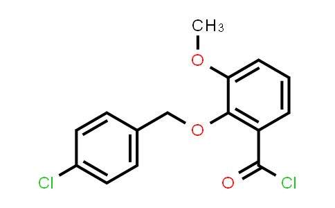 2-[(4-Chlorobenzyl)oxy]-3-methoxybenzoyl chloride