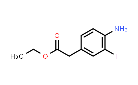 Ethyl (4-amino-3-iodophenyl)acetate