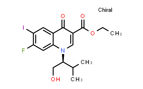 (S)-Ethyl 7-fluoro-1-(1-hydroxy-3-methylbutan-2-yl)-6-iodo-4-oxo-1,4-dihydroquinoline-3-carboxylate