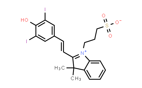 3-(2-(4-Hydroxy-3,5-diiodostyryl)-3,3-dimethyl-3H-indol-1-ium-1-yl)propane-1-sulfonate