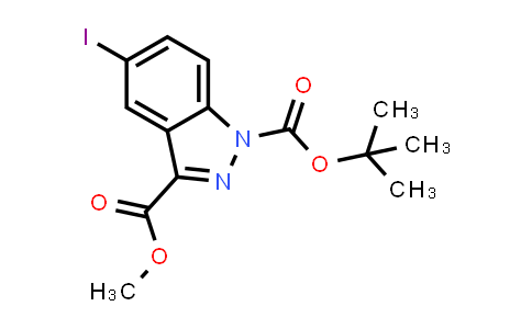 1-tert-Butyl 3-methyl 5-iodo-1H-indazole-1,3-dicarboxylate