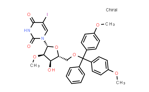 5'-O-[Bis(4-methoxyphenyl)phenylmethyl]-5-iodo-2'-O-methyl-uridine