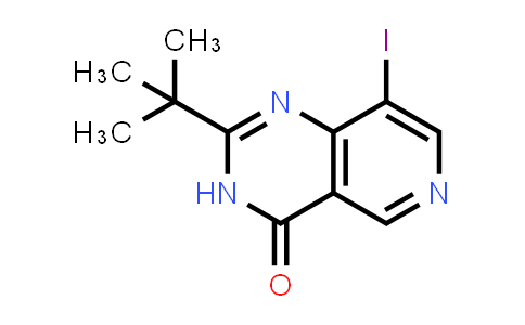 2-(tert-Butyl)-8-iodopyrido[4,3-d]pyrimidin-4(3H)-one