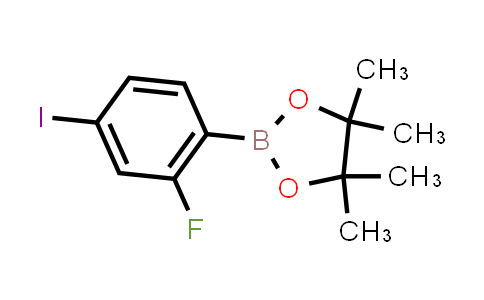 2-(2-Fluoro-4-iodophenyl)-4,4,5,5-tetramethyl-1,3,2-dioxaborolane