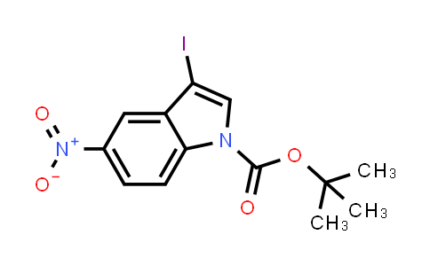 tert-Butyl 3-iodo-5-nitro-1H-indole-1-carboxylate