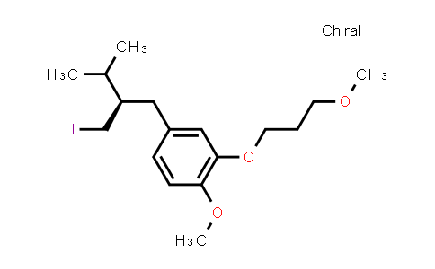 (R)-4-(2-(Iodomethyl)-3-methylbutyl)-1-methoxy-2-(3-methoxypropoxy)benzene