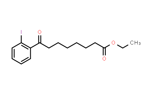 Ethyl 8-(2-iodophenyl)-8-oxooctanoate