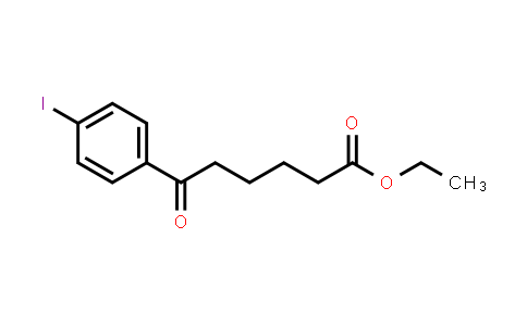 Ethyl 6-(4-iodophenyl)-6-oxohexanoate