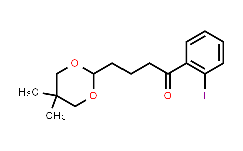 4-(5,5-Dimethyl-1,3-dioxan-2-yl)-2'-iodobutyrophenone