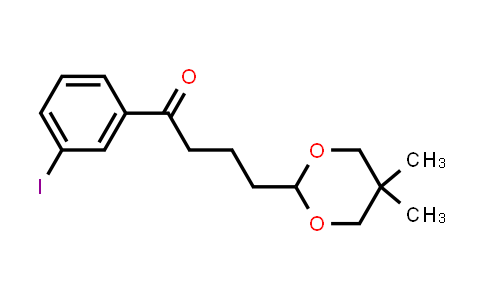 4-(5,5-Dimethyl-1,3-dioxan-2-yl)-3'-iodobutyrophenone