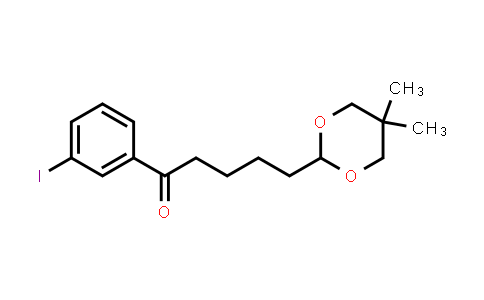 5-(5,5-Dimethyl-1,3-dioxan-2-yl)-3'-iodovalerophenone