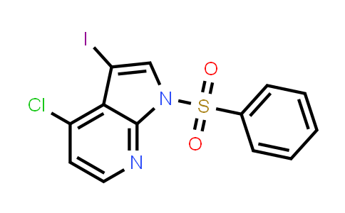 3-Iodo-4-chloro-1-(phenylsulfonyl)-1H-pyrrolo[2,3-b]pyridine