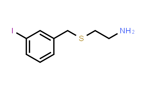 2-([(3-Iodophenyl)methyl]sulfanyl)ethan-1-amine