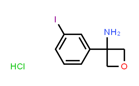 3-(3-Iodophenyl)oxetan-3-amine hydrochloride