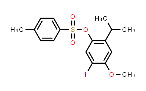 5-Iodo-4-methoxy-2-(propan-2-yl)phenyl 4-methylbenzene-1-sulfonate