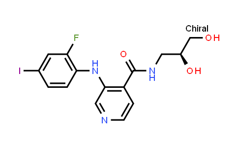 (S)-N-(2,3-Dihydroxypropyl)-3-(2-fluoro-4-iodophenylamino)isonicotinamide