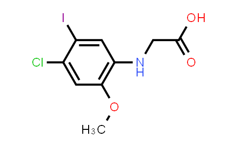 2-((4-Chloro-5-iodo-2-methoxyphenyl)-amino)acetic acid