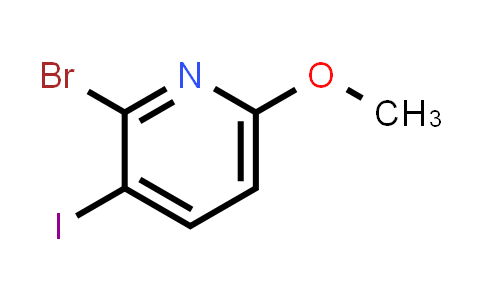 2-Bromo-3-iodo-6-methoxypyridine