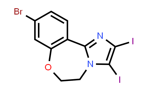 9-Bromo-2,3-diiodo-5,6-dihydrobenzo[f]imidazo[1,2-d][1,4]oxazepine