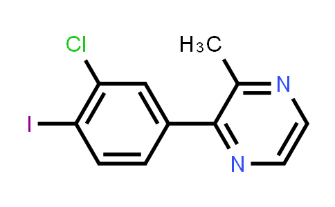 2-(3-Chloro-4-iodophenyl)-3-methylpyrazine