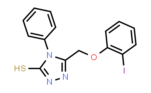 5-[(2-Iodophenoxy)methyl]-4-phenyl-4H-1,2,4-triazole-3-thiol