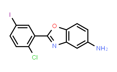 2-(2-Chloro-5-iodophenyl)-1,3-benzoxazol-5-amine