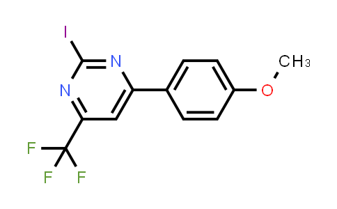 2-Iodo-6-(4-methoxyphenyl)-4-(trifluoromethyl)pyrimidine