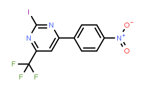 2-Iodo-6-(4-nitrophenyl)-4-(trifluoromethyl)pyrimidine